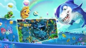 Giao diện game Bắn Cá H5 sống động trên nền web Nohu